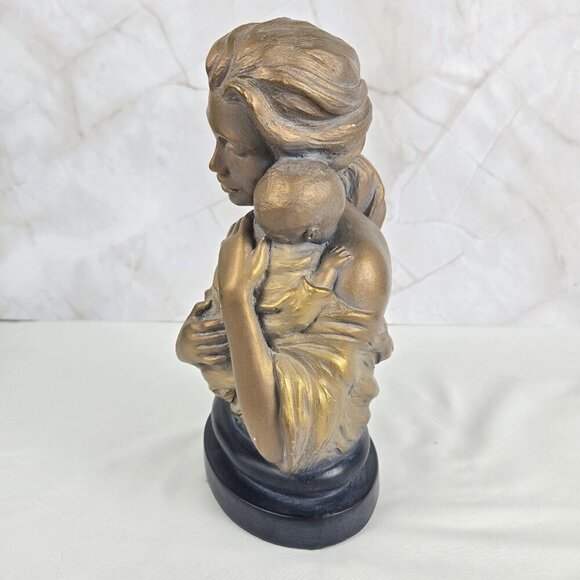 Austin Sculpture "Heaven Sent" Mother and Baby Sculpture Made in Mexico Vintage - Picture 4 of 12